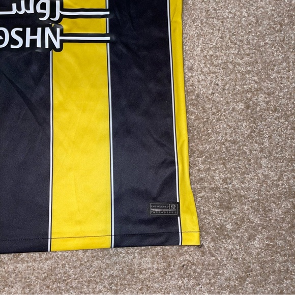 Nike Al Ittihad Benzema 2023/2024 Men’s Home Soccer Jersey🆕 - Picture 6 of 7